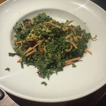 Doc B's Restaurant + Bar - California Kale Salad with grilled shrimp....already dug into!! - New American Near Me - Chicago, Illinois