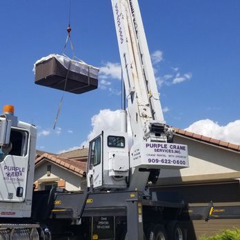 Purple Crane Services - Purple Crane did an awesome job! - Crane Services Near Me - Pomona, California