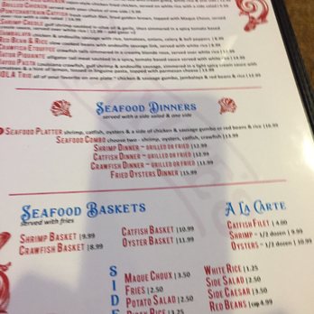 Maxine's Gumbo House - Right side menu - Cajun/Creole Near Me - Manor, Texas