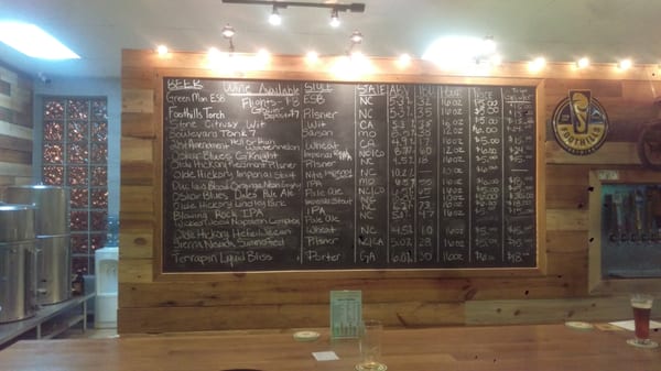 Menu photo 3 Southern Range Brewing Co. Monroe, NC