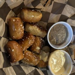 Rural City Beer Company - Pretzel bites. Mustard and cheese dip are both excellent.