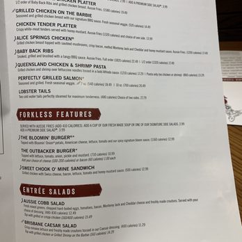 Outback Steakhouse - Menu - Steakhouses Near Me - Alexandria, Virginia Outback Steakhouse - Menu - Steakhouses Near Me - Alexandria, Virginia