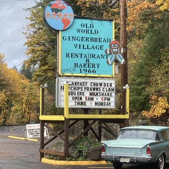 Old World Gingerbread Village - Desserts Near Me - Mapleton, Oregon