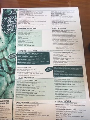 Menu photo 6 Gilligan's At the Dock Moncks Corner, SC