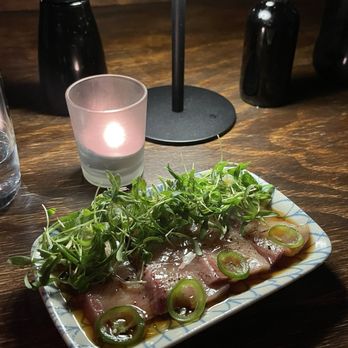 Yonsei Handrolls - Hamachi carpaccio - Japanese Near Me - Oakland, California Yonsei Handrolls - Hamachi carpaccio - Japanese Near Me - Oakland, California