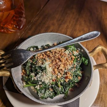 Osteria 57 - Spinach (side) - super super good!! - Italian Near Me - New York, New York