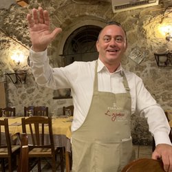 Vecchio Mulino - Lillo our great waiter.
