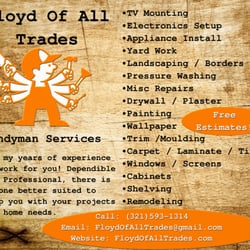 Floyd Of All Trades - Floyd Of All Trades Service Listing