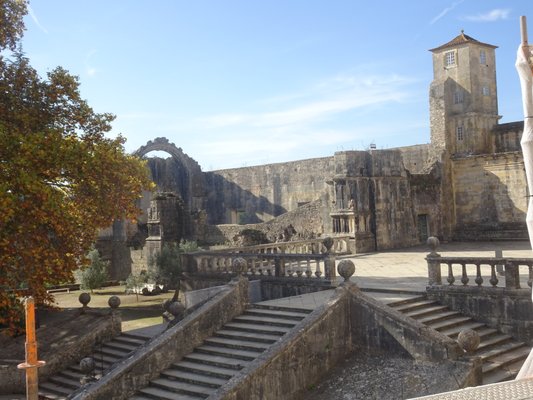 Tomar castle by null