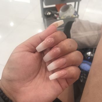 Posh Nails - Powder dip coffin set - Nail Salons Near Me - Ontario, California
