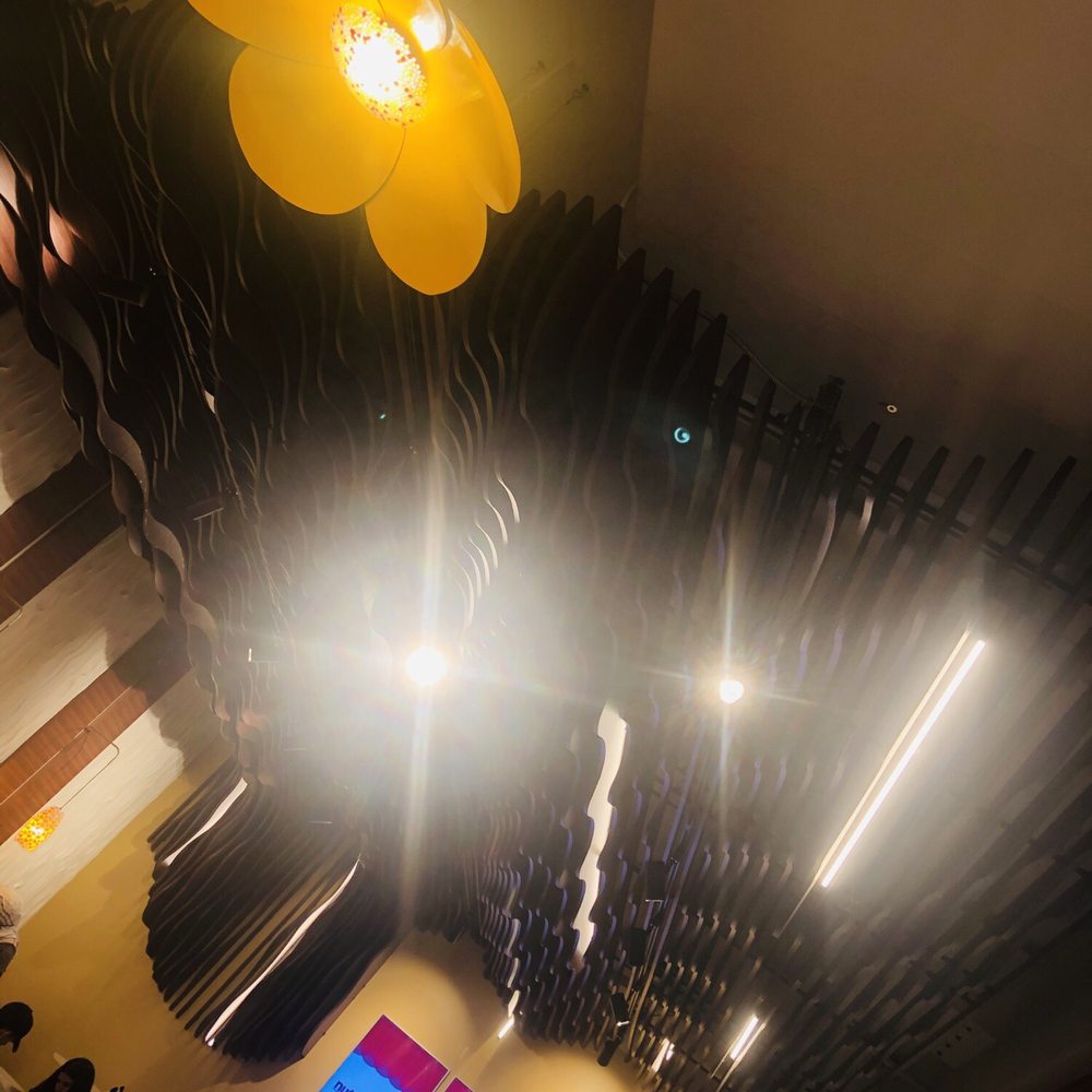 Nutella Cafe - Cool ceiling! Looks like Nutella - Desserts Near Me - Chicago, Illinois