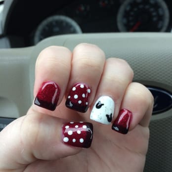 Diamond Nail Spa - My super cute Mickey themed nails by Michelle! - Waxing Near Me - Modesto, California