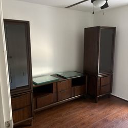 Kimberly Home Thrift Shoppe - Solid wood entertainment center