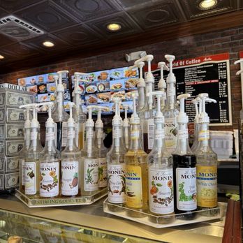 World Of Coffee - Look at all their Monin syrups! - Coffee & Tea Near Me - Orlando, Florida World Of Coffee - Look at all their Monin syrups! - Coffee & Tea Near Me - Orlando, Florida