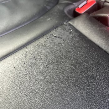 Westside Stitches Auto Tops & Upholstery - Peeling paint they spray painted on to seat - Auto Upholstery Near Me - Houston, Texas Westside Stitches Auto Tops & Upholstery - Peeling paint they spray painted on to seat - Auto Upholstery Near Me - Houston, Texas