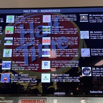 Half Time - Beer, Wine & Spirits Near Me - Mamaroneck, New York