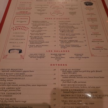 Le Diplomate - Menu Jan 2024 - Brasseries Near Me - Washington, DC, District of Columbia