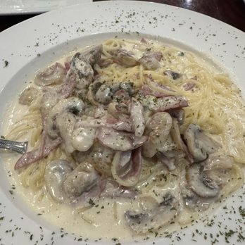 Tuscany Italian Bistro - Spaghetti Carbonara without olives - Italian Near Me - Fort Worth, Texas