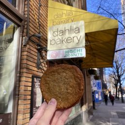 Exterior outside entrance of Dahlia Bakery - 2.12.22 Peanut Butter Cookies - Seattle, Washington Exterior outside entrance of Dahlia Bakery - 2.12.22 Peanut Butter Cookies - Seattle, Washington
