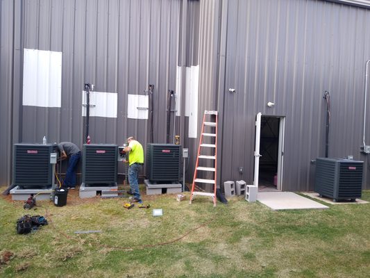 A/C Installation for commercial medical marijuana grow - this installation was done for a medical marijuana grow facility A/C Installation for commercial medical marijuana grow - this installation was done for a medical marijuana grow facility