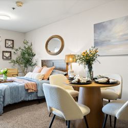 Carlton Senior Living San Leandro - Make your apartment feel like home with personal touches, favorite décor, and vibrant community life just steps away.