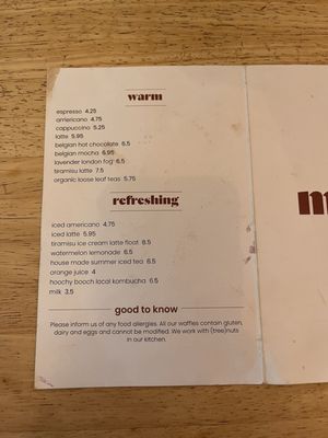 Menu photo 1 Nero Waffles Vancouver, BC Menu photo 1 Nero Waffles Vancouver, BC