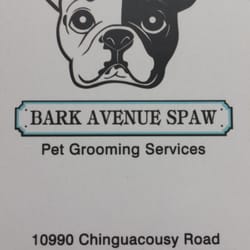 Bark Avenue Spaw - Their business card.