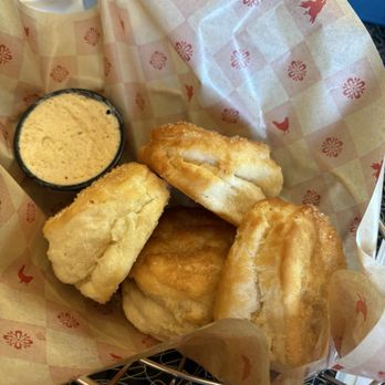 Lucille's Smokehouse Bar-B-Que - Homemade Biscuits with Apple Butter - Barbeque Near Me - Valencia, California Lucille's Smokehouse Bar-B-Que - Homemade Biscuits with Apple Butter - Barbeque Near Me - Valencia, California