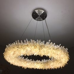 We don't want this UFO 'landing'. Thank you Chandelier Masters for all your help!