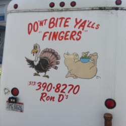 Ron's BBQ - Business motto