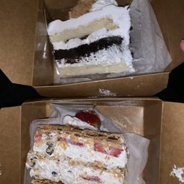 Cannoli cake and Napoleon