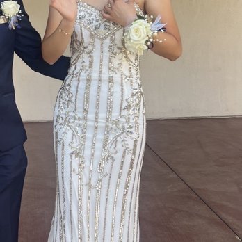 Le Caprice - Marina suggested this dress for prom. She added some straps. It was gorgeous! - Sewing & Alterations Near Me - Sunnyvale, California Le Caprice - Marina suggested this dress for prom. She added some straps. It was gorgeous! - Sewing & Alterations Near Me - Sunnyvale, California