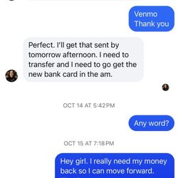 Texting evidence