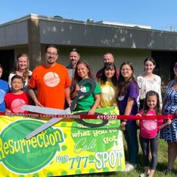 Resurrection Carpet Cleaning - Ribbon cutting in Owasso.  So excited to be part of this wonderful community.