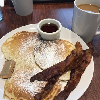 Greenbridge Cafe - Apple pistachio pancakes w bacon, coffee and French toast - Sandwiches Near Me - Seattle, Washington