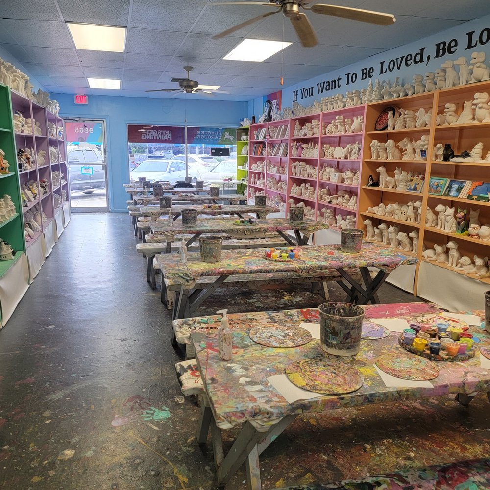 Plaster Carousel Fun Painting Studio - Studio - Paint & Sip Near Me - Coral Springs, Florida Plaster Carousel Fun Painting Studio - Studio - Paint & Sip Near Me - Coral Springs, Florida