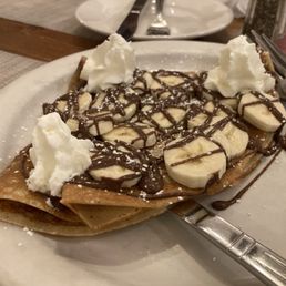Banana & Nutella Crepe Banana & Nutella Crepe