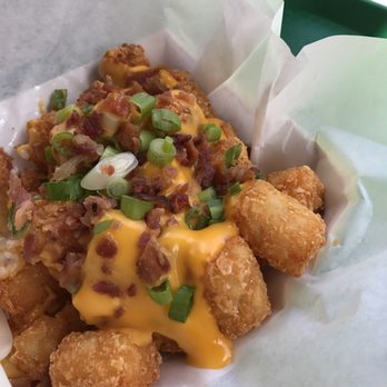 Safari Kitchen - Loaded tater tots! My personal favorite as I love poutine. - Fast Food Near Me - San Diego, California Safari Kitchen - Loaded tater tots! My personal favorite as I love poutine. - Fast Food Near Me - San Diego, California