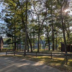 Camp Pinewood YMCA - A view across the camp to the lake
