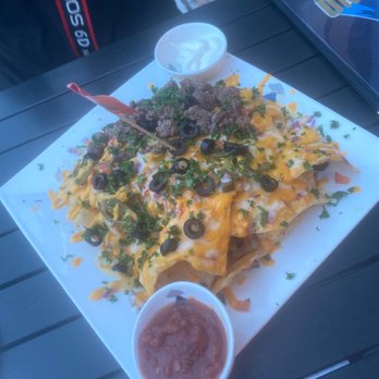The Volcano Cafe & Lounge - a plate of nachos - Mediterranean Near Me - Pickering, Ontario The Volcano Cafe & Lounge - a plate of nachos - Mediterranean Near Me - Pickering, Ontario