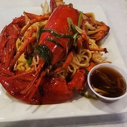 This was my meal, the Lobster was a little over cooked but had a great taste