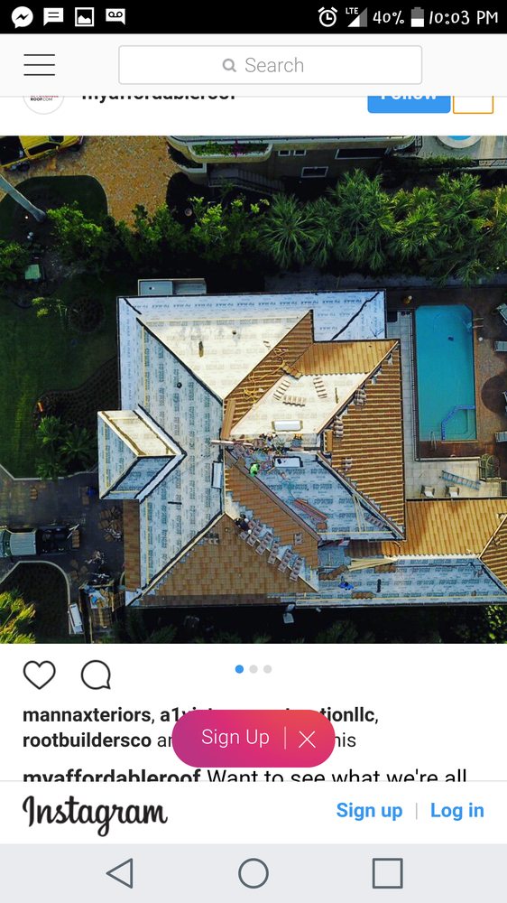 Slide of Affordable Roofing