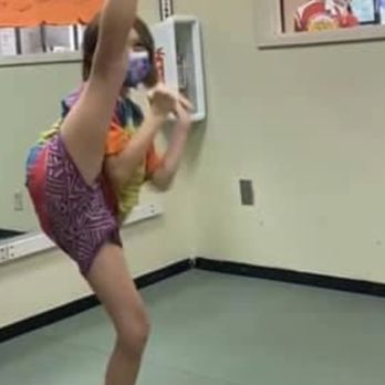 Azad's Martial Arts Center - Leeandra landing her first split kick way above her head ! - Martial Arts Near Me - Chico, California