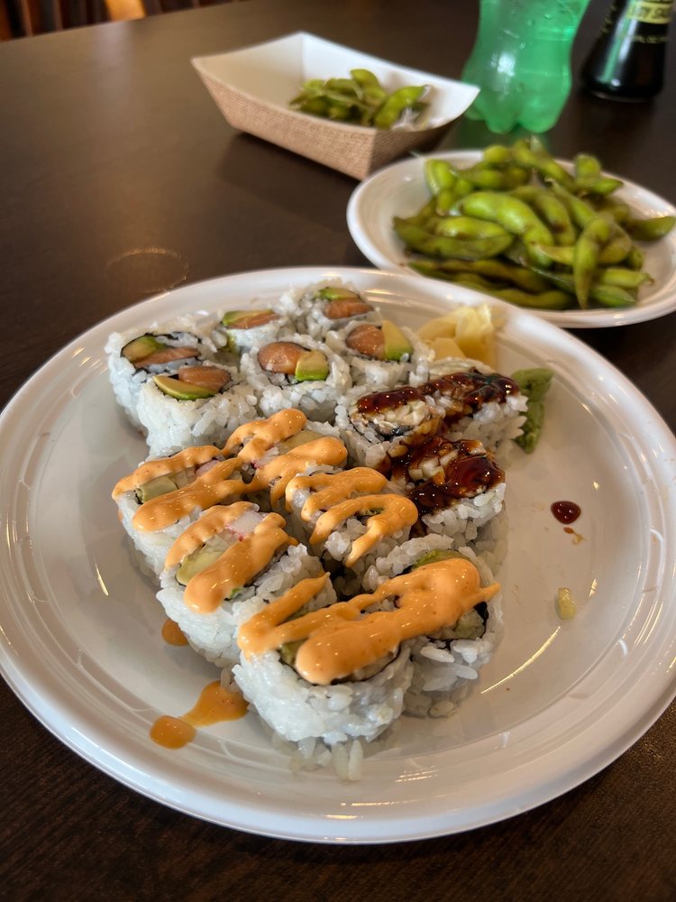 Food from Haiku Hibachi & Sushi