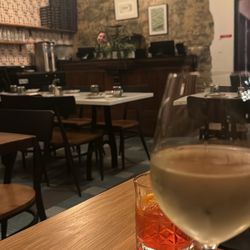 Emmy Squared Pizza - Sauvi B and Negroni