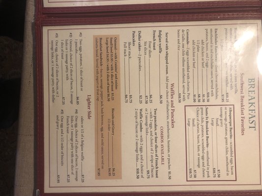 Menu photo 1 Santa Fe Coffee & Burrito Longmont, CO