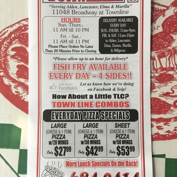 Town Line Pizza - Menu - Pizza Near Me - Alden, New York Town Line Pizza - Menu - Pizza Near Me - Alden, New York