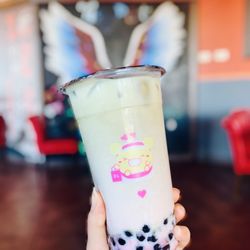 Yelp Elite Week: Tasty Pot's 7 Year Anniversary - Rose matcha latte