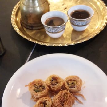Al Zein - Arabian coffee for two and mockingbird nests (filled with pistachios!) - Arabic Near Me - Buenos Aires, C