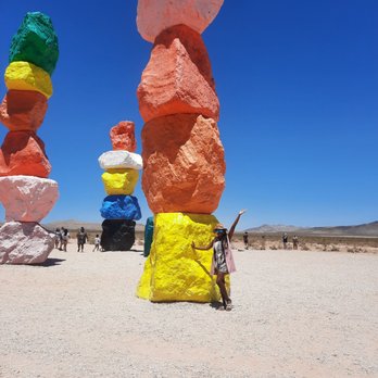 Seven Magic Mountains - Public Art Near Me - Las Vegas, Nevada